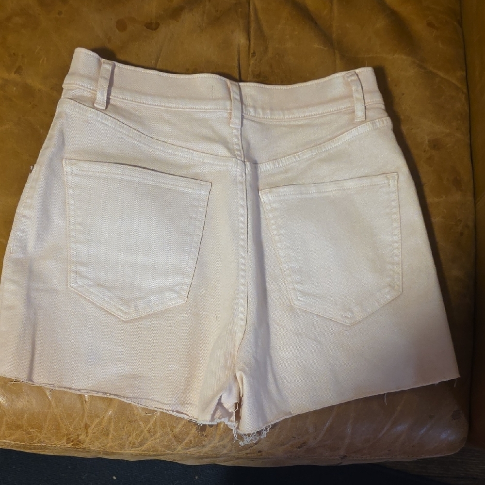 Express Women's Light Tan Jean Shorts - Picture 7 of 13